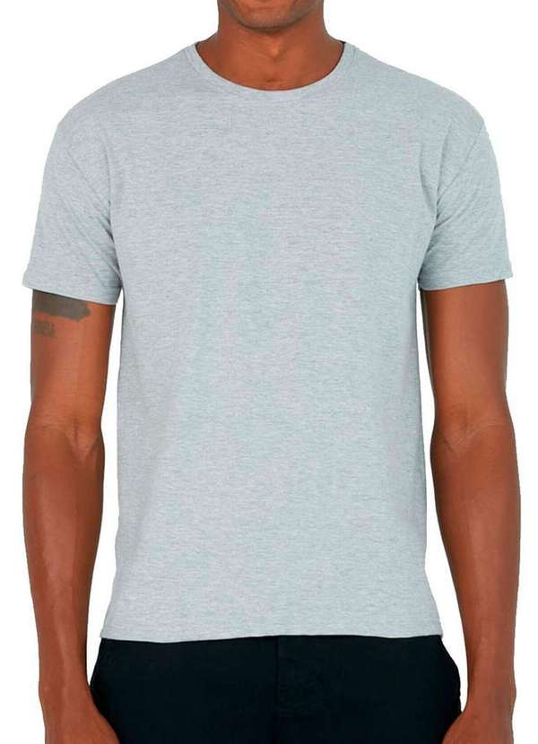 Malwee - Kit com 3 Camisetas Masculina Malwee 1000004423 Preto-Cinza-Mescla 4