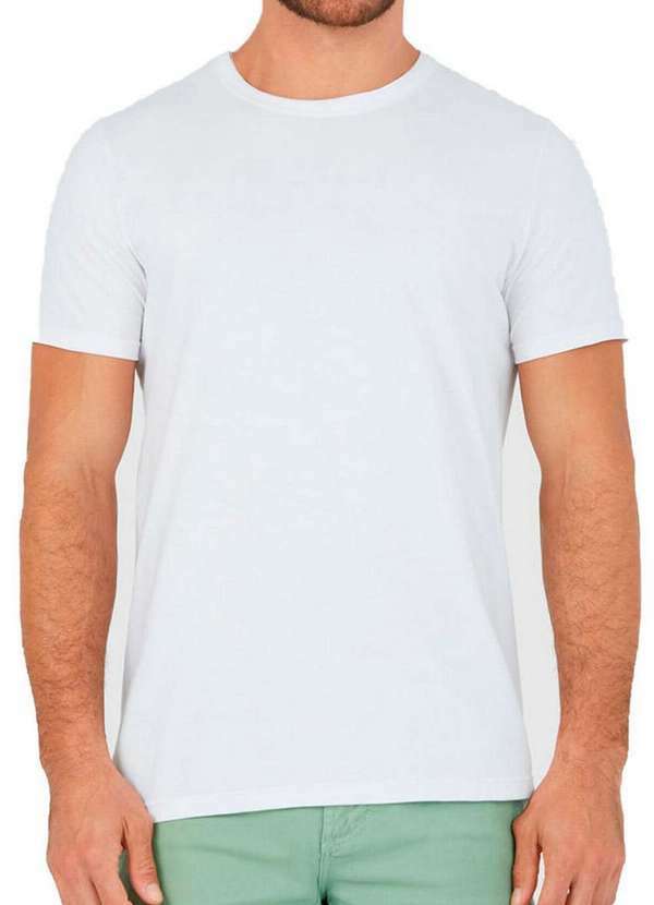 Malwee - Kit com 3 Camisetas Masculina Malwee 1000015037 Branco-Preto 2