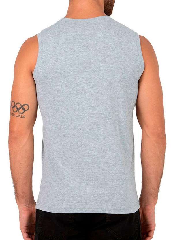 Malwee - Kit com 3 Camisetas Masculina Regata Malwee 1000004421 Branco-Cinza-Mescla 5