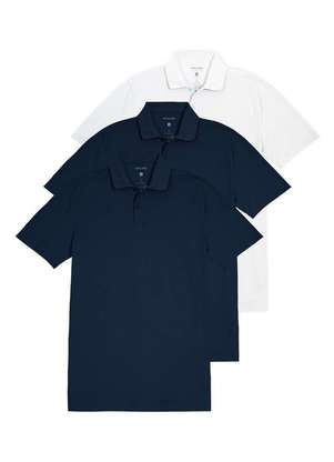 Kit com 3 Camisetas Polo Masculina Malwee 1000004425 - MALWEE