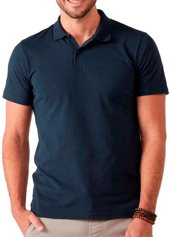 Malwee - Kit com 3 Camisetas Polo Masculina Malwee 1000004425 Azul-Marinho-Branco 2