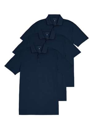 Kit com 3 Camisetas Polo Masculina Malwee 1000004425 - MALWEE