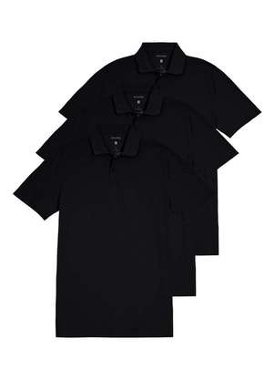 Kit com 3 Camisetas Polo Masculina Malwee 1000004425 - MALWEE