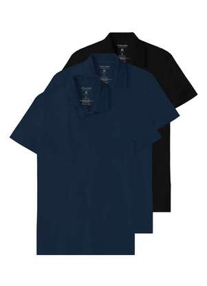 Kit com 3 Camisetas Polo Masculina Malwee 1000004430 - MALWEE