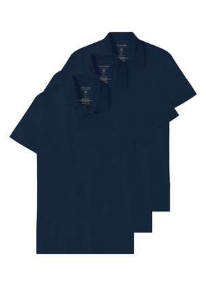 Kit com 3 Camisetas Polo Masculina Malwee 1000004430 - MALWEE