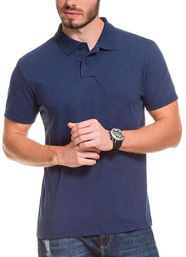Malwee - Kit com 3 Camisetas Polo Masculina Malwee 1000004430 Marinho 2