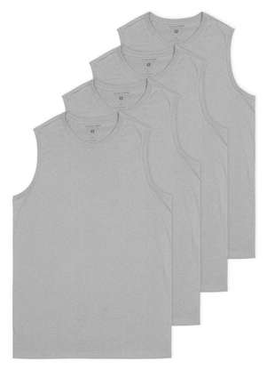 Kit com 4 Camisetas Masculina Regata Malwee 1000004421 - MALWEE