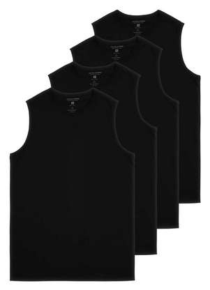 Kit com 4 Camisetas Masculina Regata Malwee 1000004421 - MALWEE