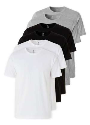 Kit com 6 Camisetas Masculina Hering 4fv2 - HERING