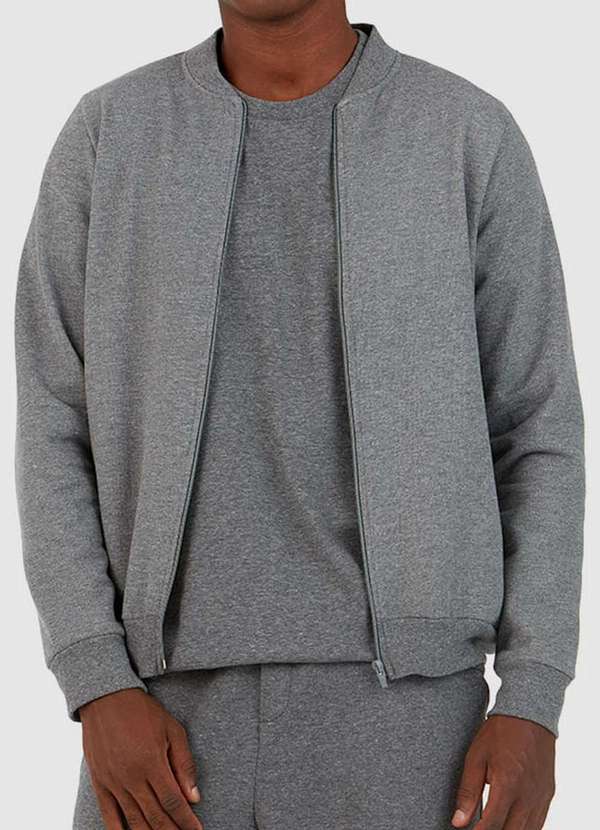 Malwee - Jaqueta Masculina Moletom Malwee 1000006666 60000-Grafite 3