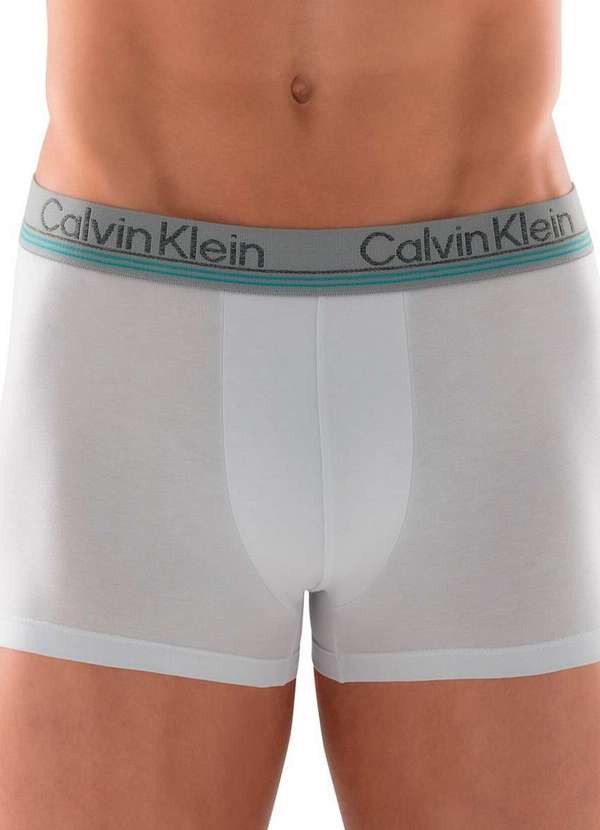 Calvin Klein - Cueca Boxer Calvin Klein C10.13 Br00-Branco