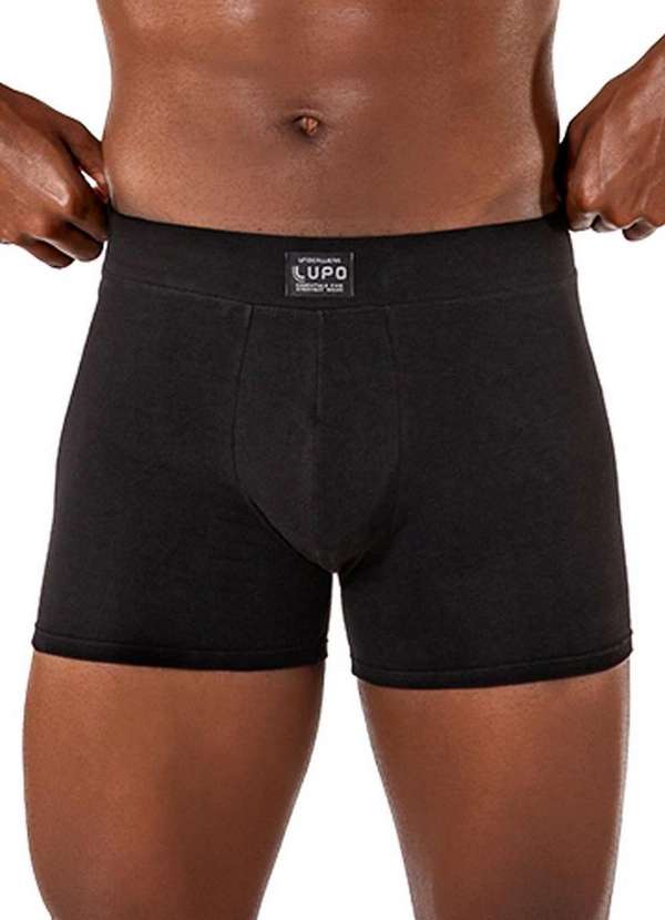 Lupo - Cueca Boxer Lupo 18431-001 9990-Preto