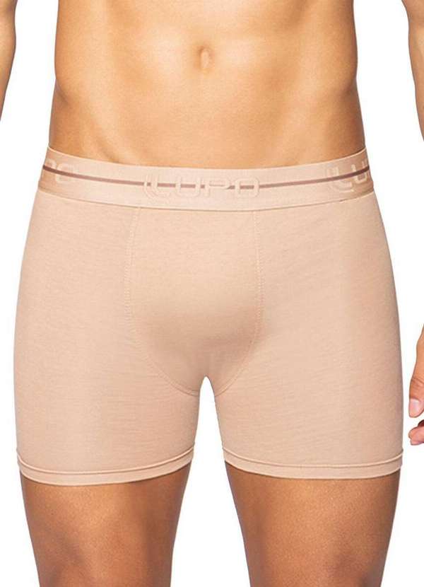 Lupo - Cueca Boxer Lupo 18453-001 6190-Bege