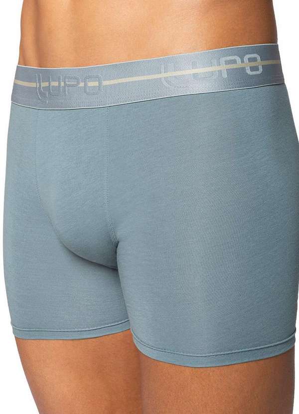 Lupo - Cueca Boxer Lupo 18453-001 8402-Mineral 3