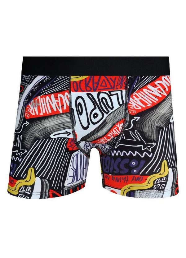 Lupo - Cueca Boxer Lupo 18458-001 9980-Preto