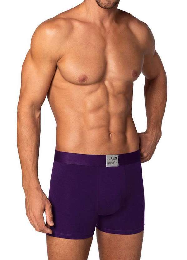 Lupo - Cueca Boxer Lupo 18461-001 5740-Beterraba 5