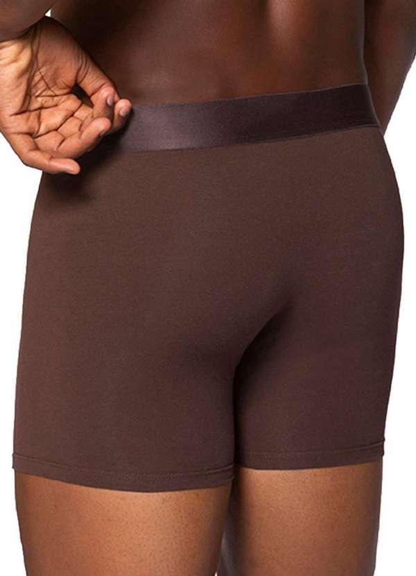 Lupo - Cueca Boxer Lupo 18461-001 7560-Cravo 2