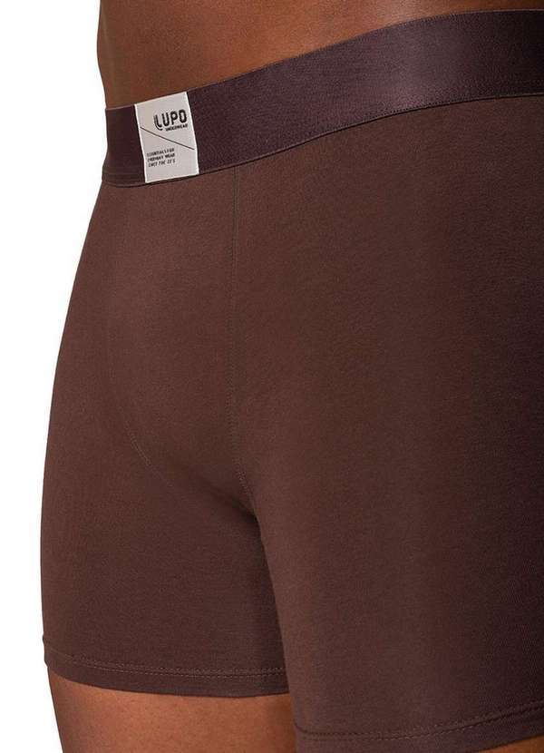 Lupo - Cueca Boxer Lupo 18461-001 7560-Cravo 3