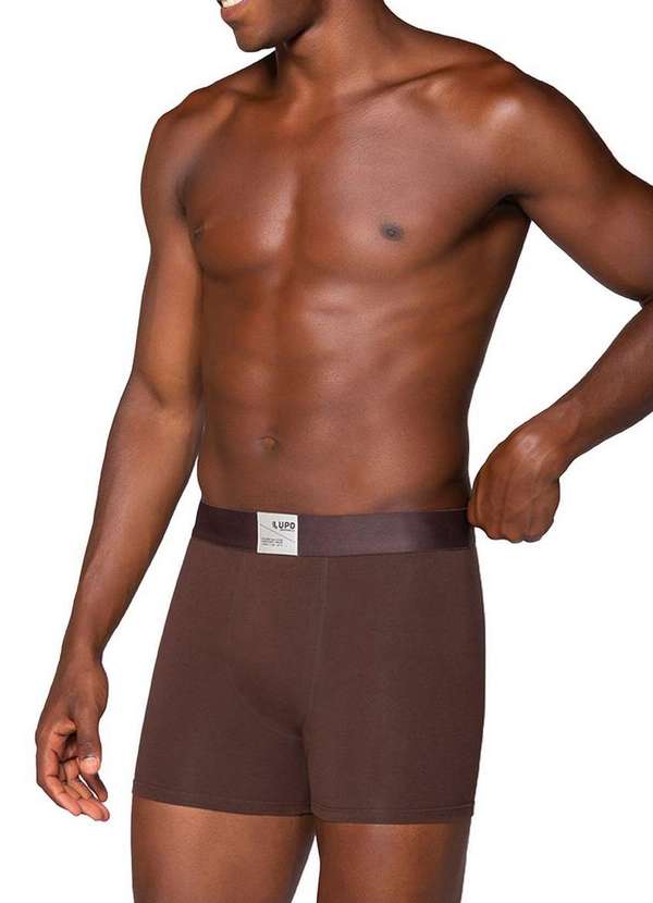 Lupo - Cueca Boxer Lupo 18461-001 7560-Cravo 5
