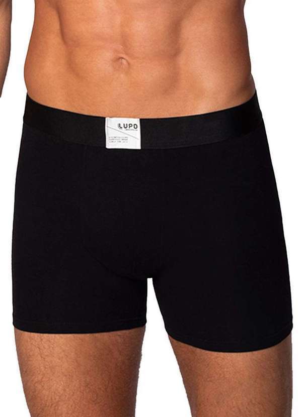 Lupo - Cueca Boxer Lupo 18461-001 9990-Preto