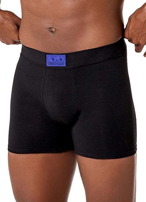 Lupo - Cueca Boxer Lupo 18467-001 9990-Preto
