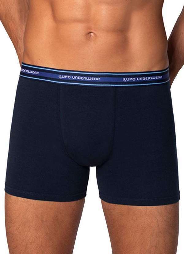 Lupo - Cueca Boxer Lupo 523-003 2800-Marinho