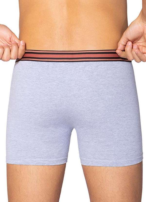 Lupo - Cueca Boxer Lupo 523-003 8000-Cinza-Mescla 2