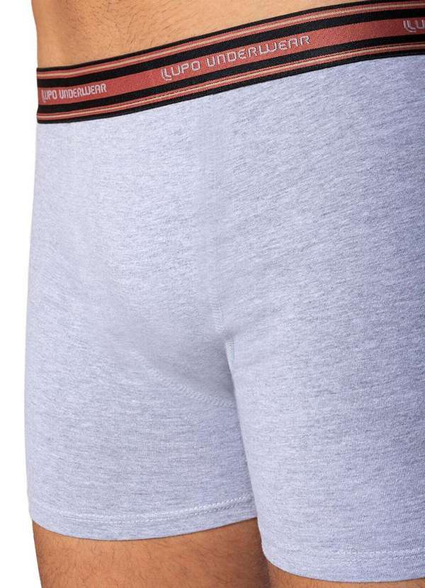 Lupo - Cueca Boxer Lupo 523-003 8000-Cinza-Mescla 3