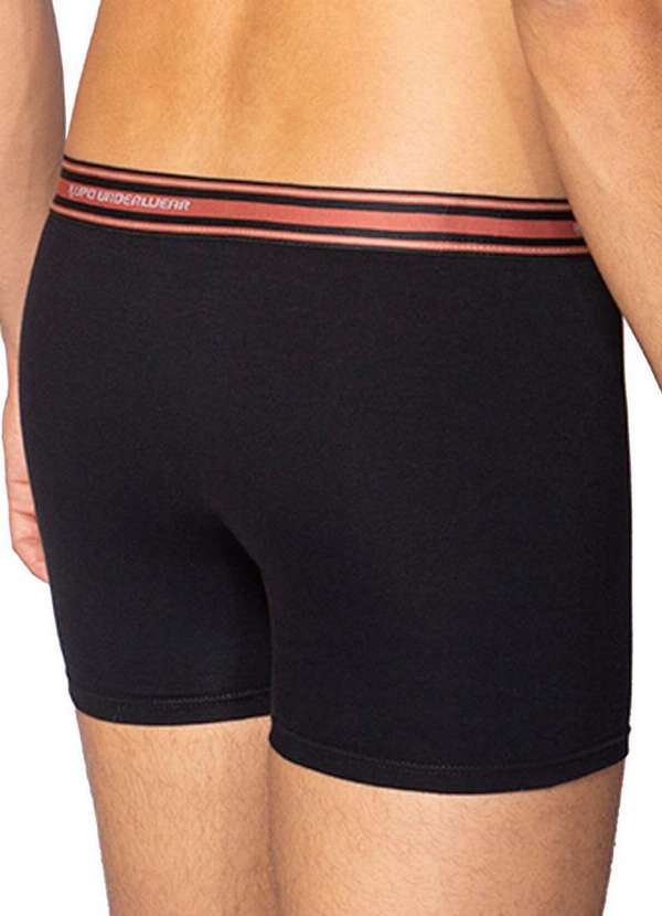 Lupo - Cueca Boxer Lupo 523-003 9990-Preto 2
