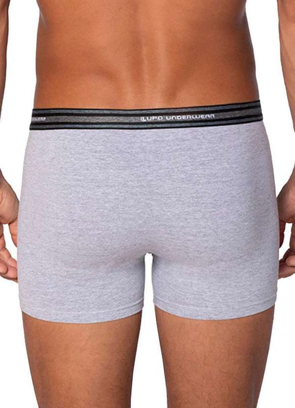Lupo - Cueca Boxer Lupo 523-003 8001-Cinza-Mescla- 2
