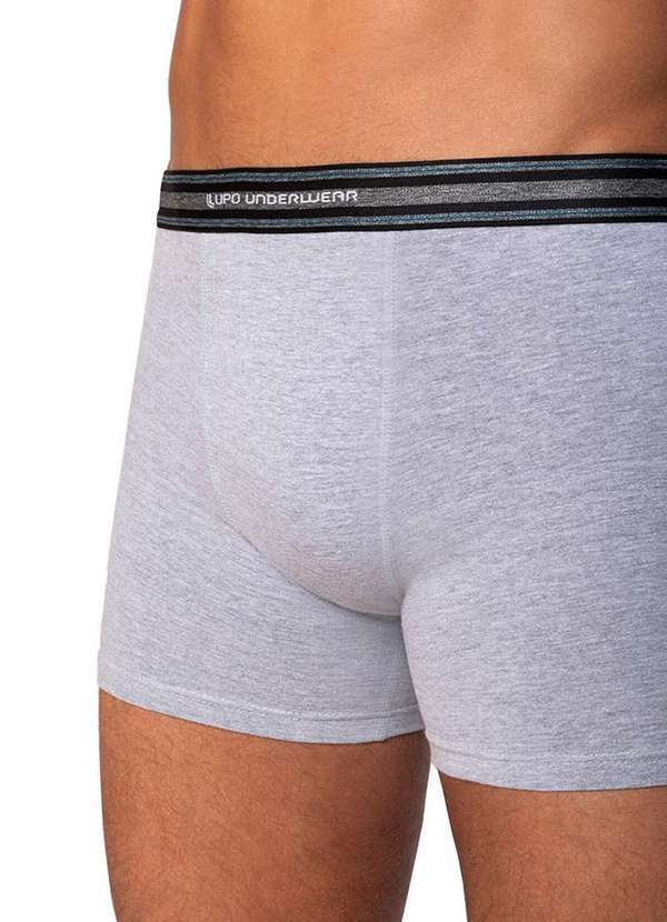 Lupo - Cueca Boxer Lupo 523-003 8001-Cinza-Mescla- 3