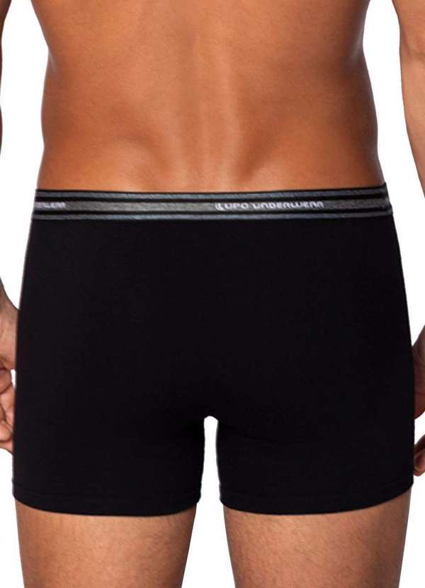 Lupo - Cueca Boxer Lupo 523-003 9980-Preta 2