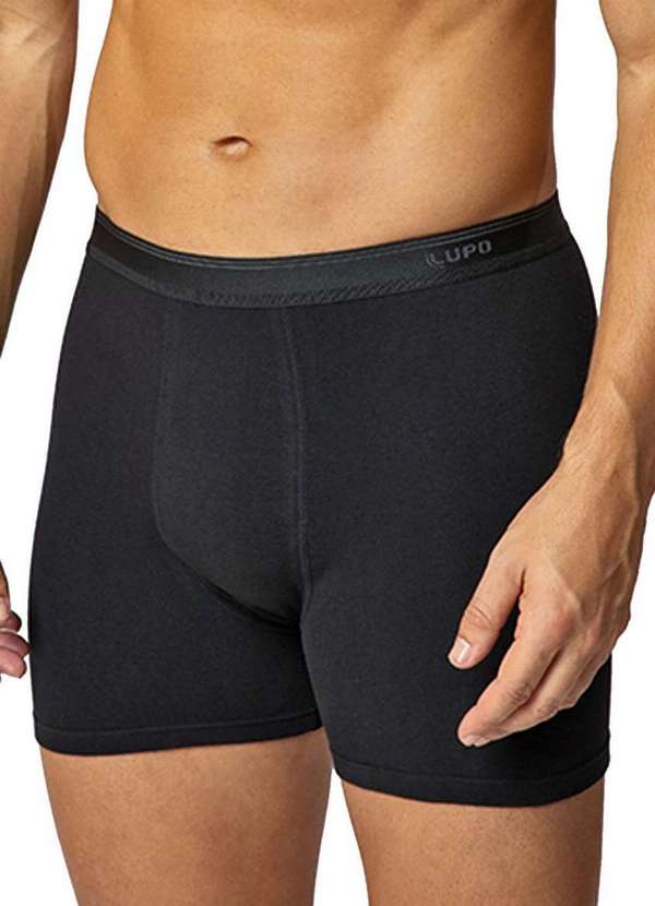 Lupo - Cueca Boxer Lupo 615-003 9990-Preto
