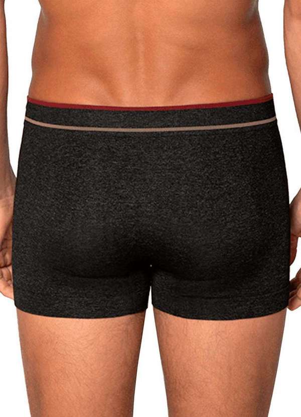 Lupo - Cueca Boxer Lupo 733-004 9760-Preto-Mescla 2