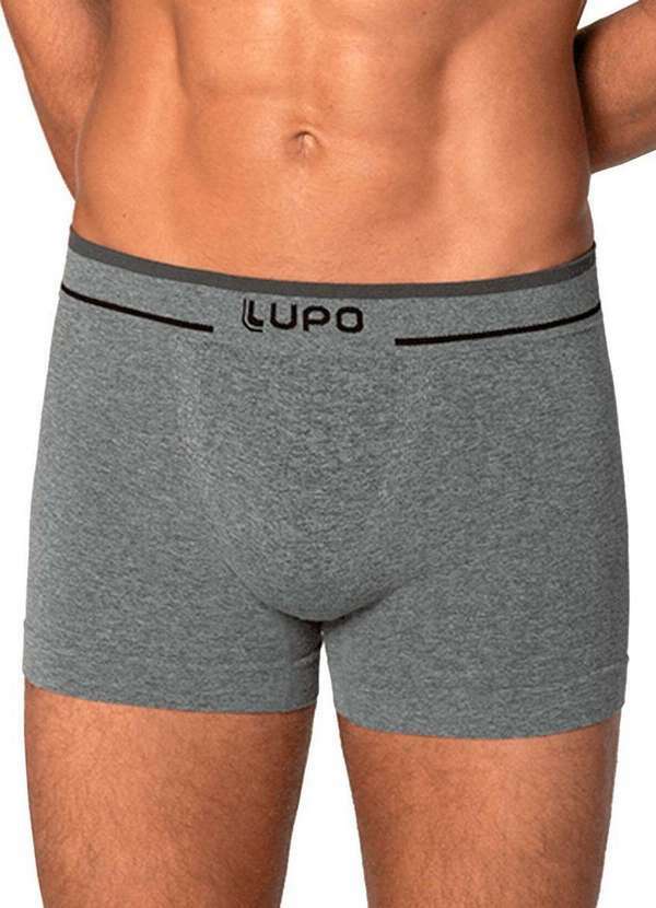 Lupo - Cueca Boxer Lupo 733-004 8000-Cinza-Mescla