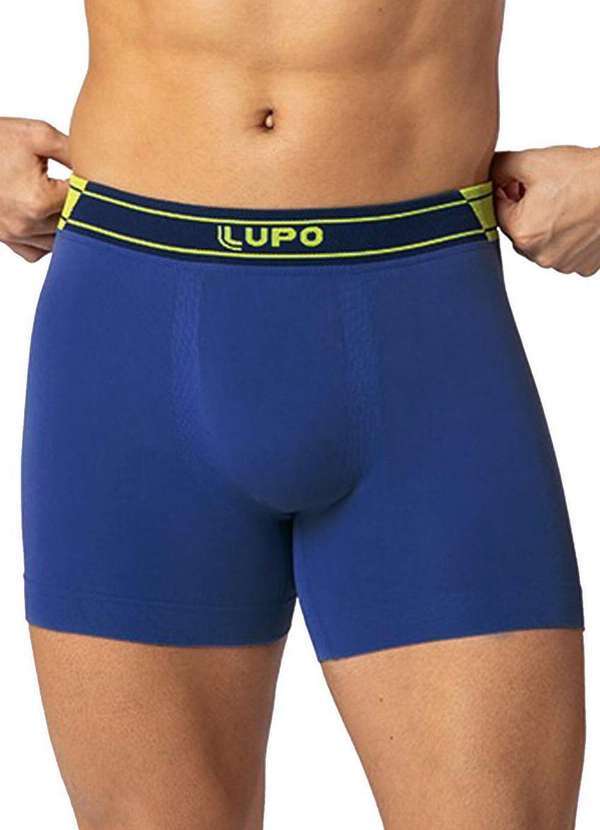 Lupo - Cueca Boxer Lupo 766-021 0770-Azul