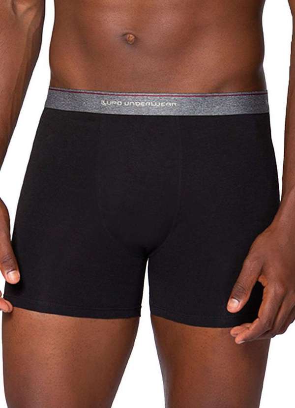 Lupo - Cueca Boxer Lupo 784-050 9990-Preto