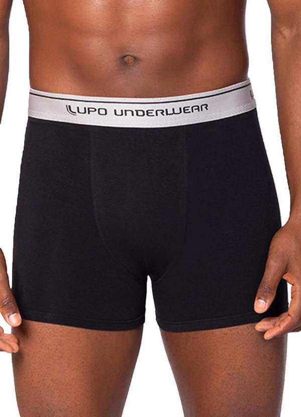 Lupo - Cueca Boxer Lupo 784-058 9990-Preto