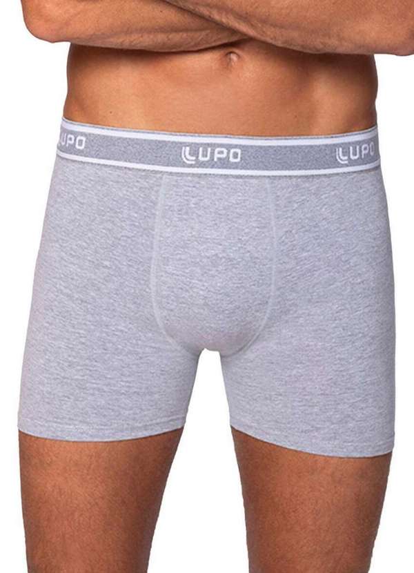 Lupo - Cueca Boxer Lupo 784-059 8000-Cinza-Mescla
