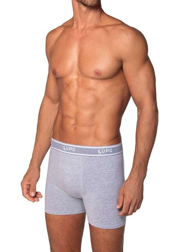 Lupo - Cueca Boxer Lupo 784-059 8000-Cinza-Mescla 5