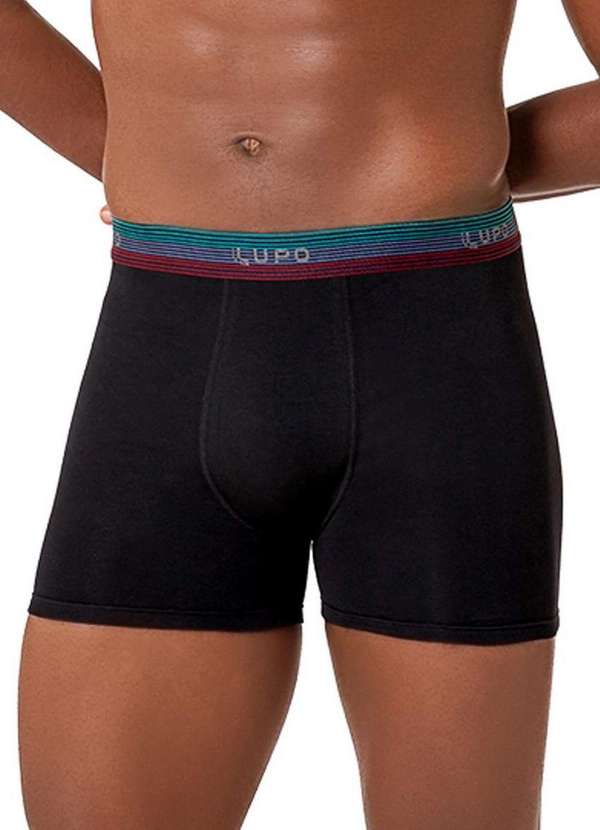 Lupo - Cueca Boxer Lupo 784-060 9990-Preto