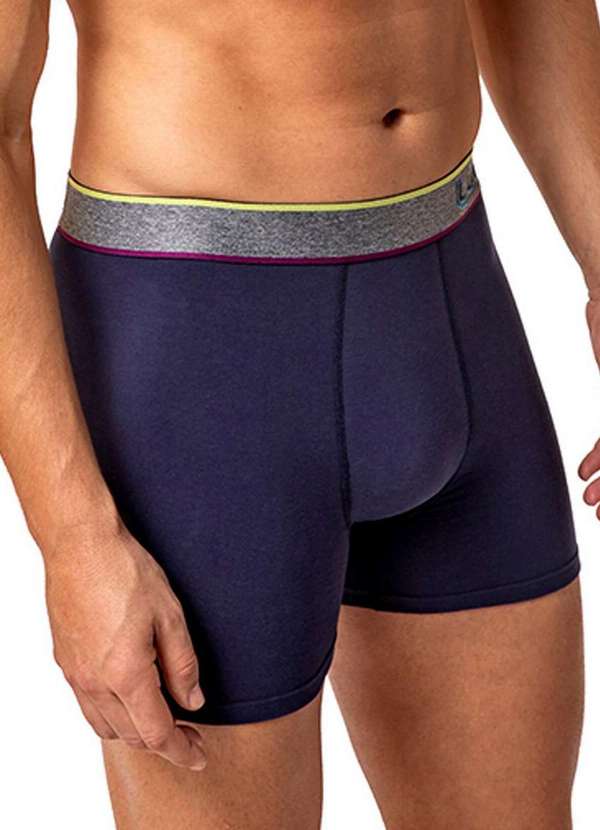 Lupo - Cueca Boxer Lupo 784-061 2805-Marinho 4