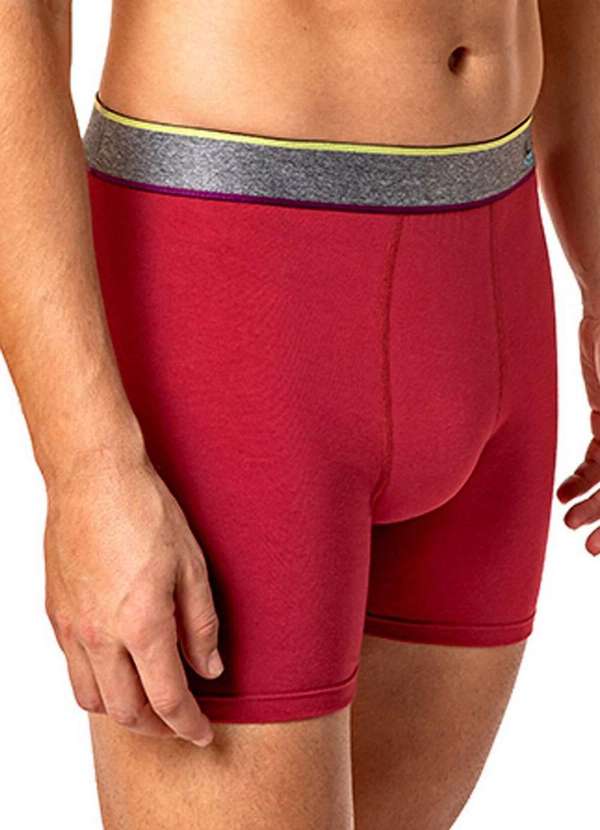 Lupo - Cueca Boxer Lupo 784-061 5600-Vermelho-Queimado 4