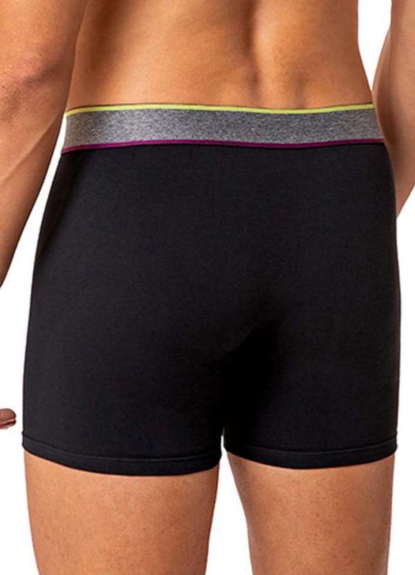 Lupo - Cueca Boxer Lupo 784-061 9990-Preto 2