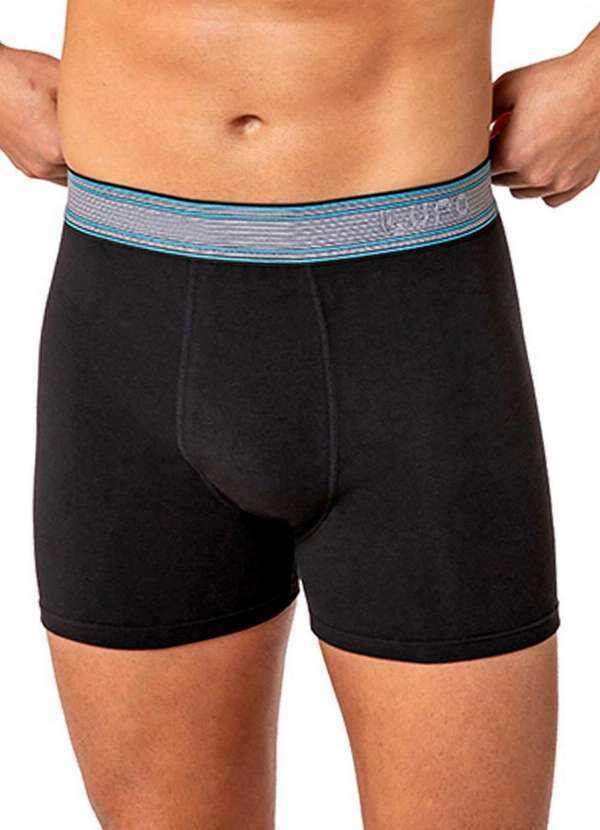 Lupo - Cueca Boxer Lupo 784-063 9990-Preto