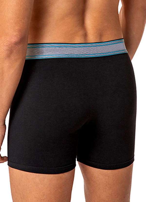 Lupo - Cueca Boxer Lupo 784-063 9990-Preto 2