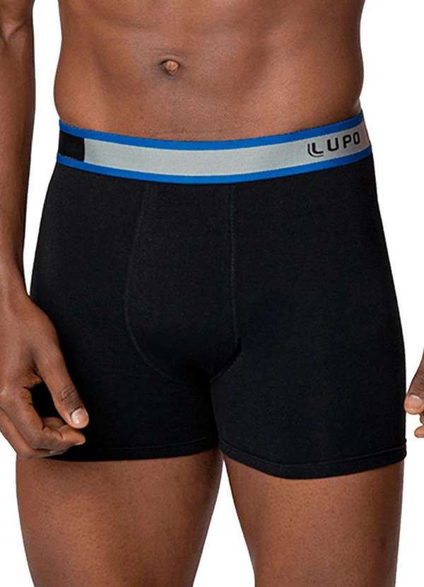 Lupo - Cueca Boxer Lupo 784-064 9990-Preto