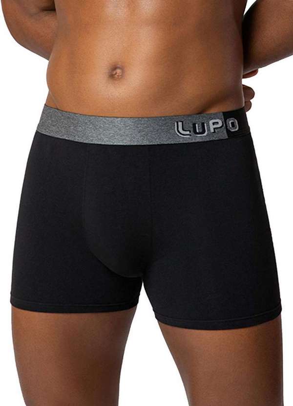Lupo - Cueca Boxer Lupo 784-066 9990-Preto