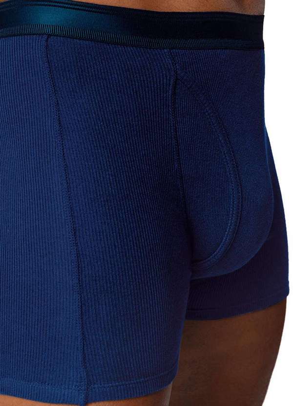 Lupo - Cueca Boxer Lupo com Abertura 660-003 2800-Marinho 3