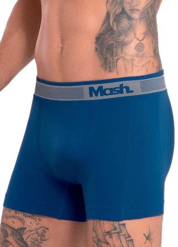 Mash - Cueca Boxer Mash 710.01 Az16-Azul